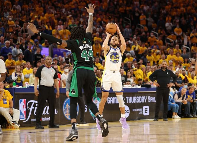 “You think you were mad when Kyrie Irving stepped on lucky, just imagine he’s getting drowned in champagne” - Kendrick Perkins expects nothing from Steph Curry as he steps into hostile environment