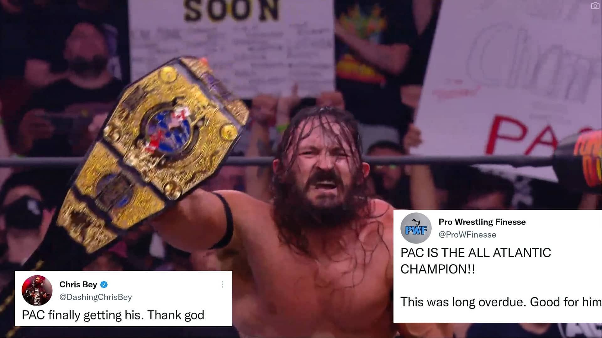 PAC is the new AEW All-Atlantic Champion