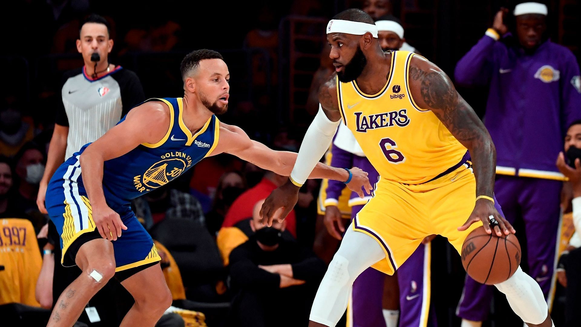 The LA Lakers are playing catchup to the Golden State Warriors. [Photo: Sporting News]