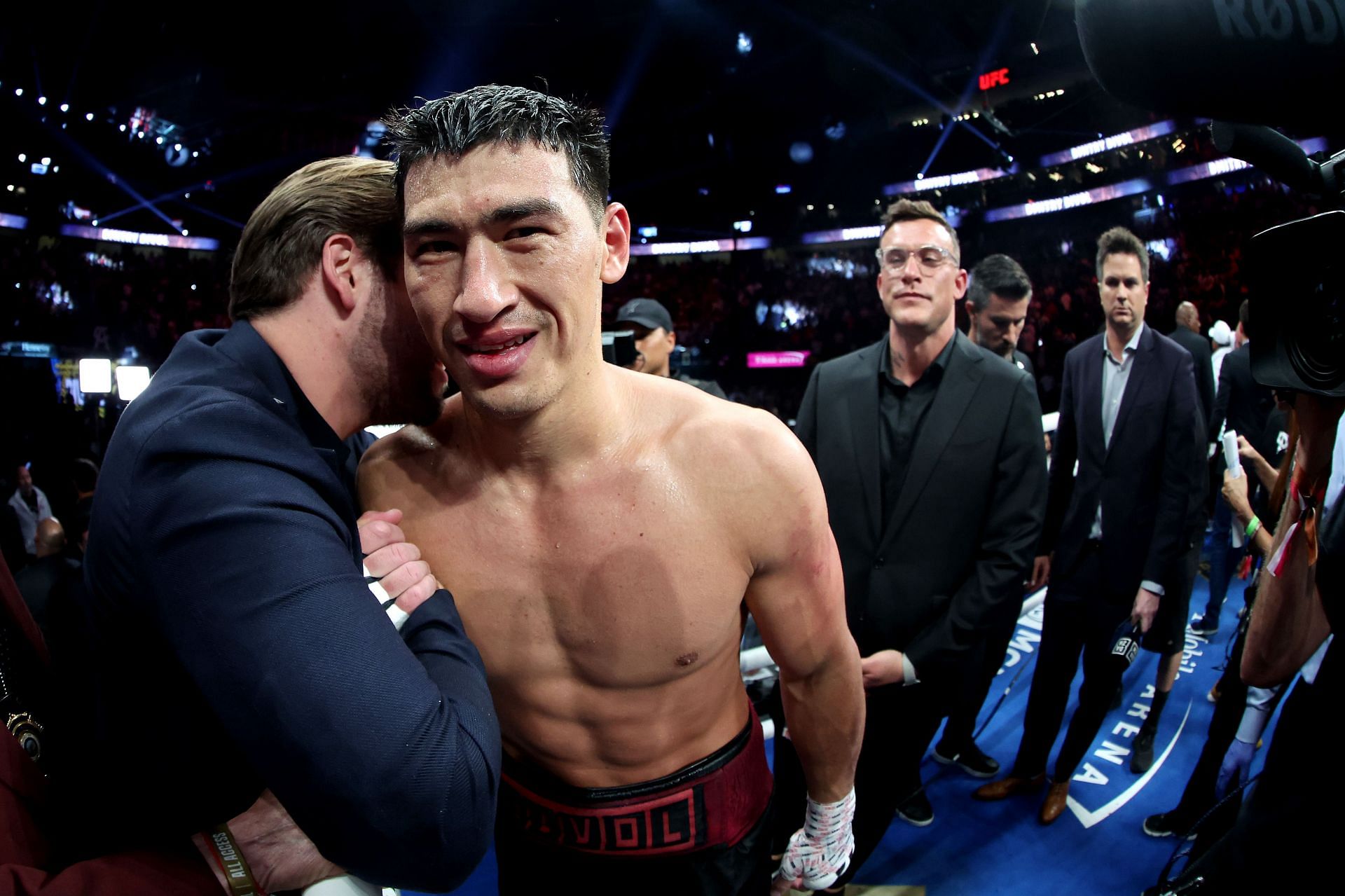 Eddie Hearn congratulates Dmitry Bivol on beating Canelo Alvarez