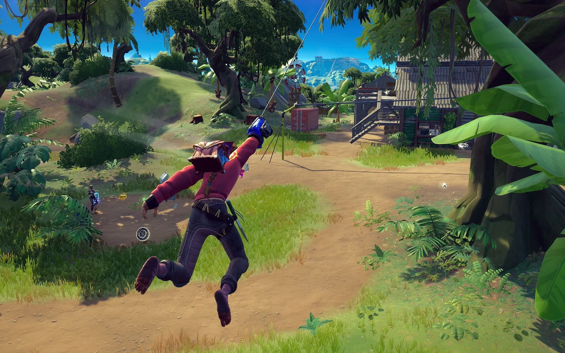 The Grapple Glove doesn&#039;t match up to the Web-Shooters (Image via Epic Games)