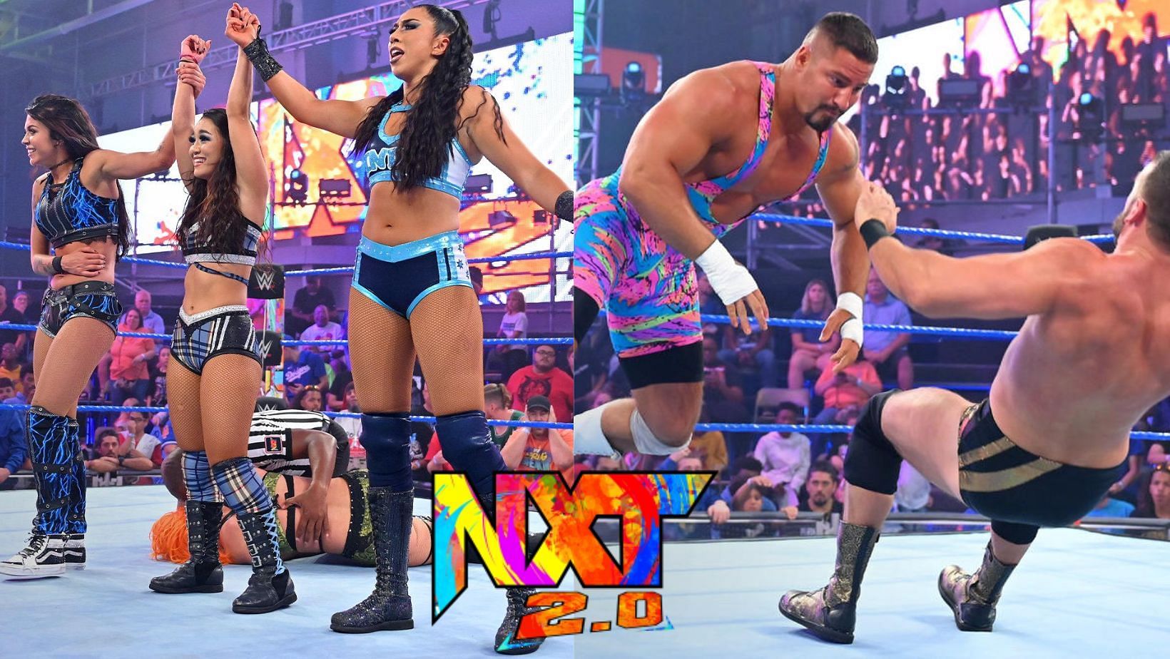 WWE NXT 2.0 saw a 6-woman tag team match main event