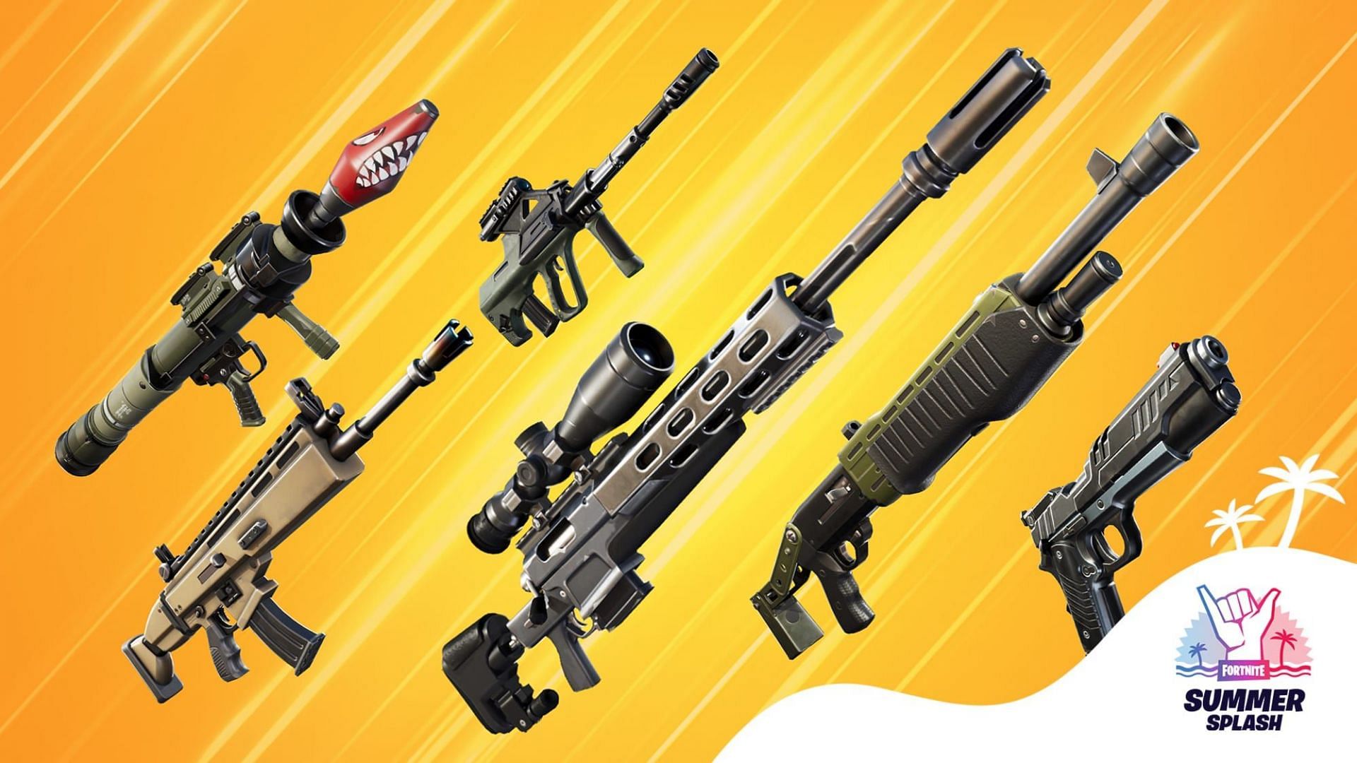 Five most over-powered weapons in Fortnite Chapter 3 Season 3 (Image via Epic Games)