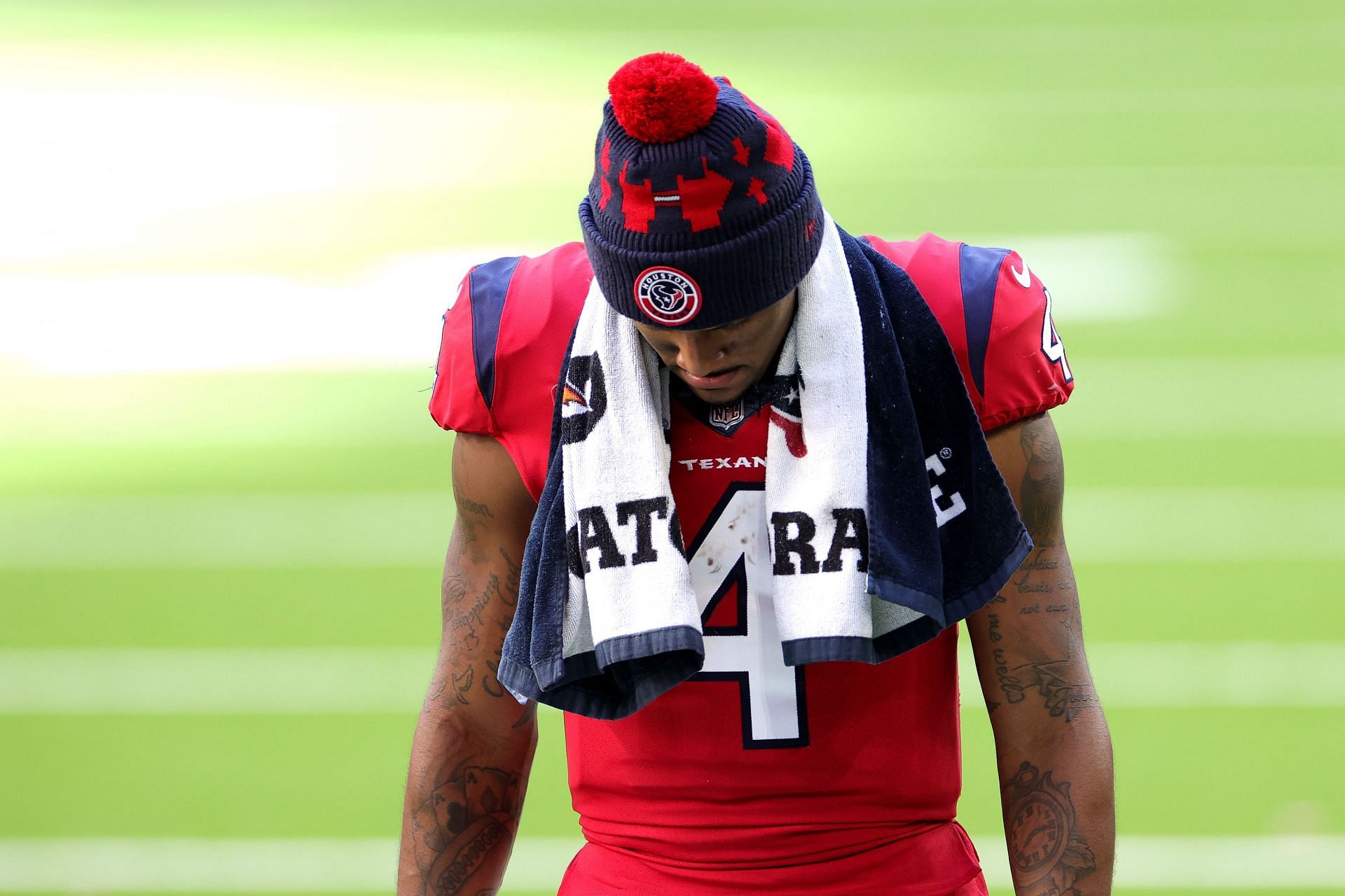 Deshaun Watson during his time with the Houston Texans