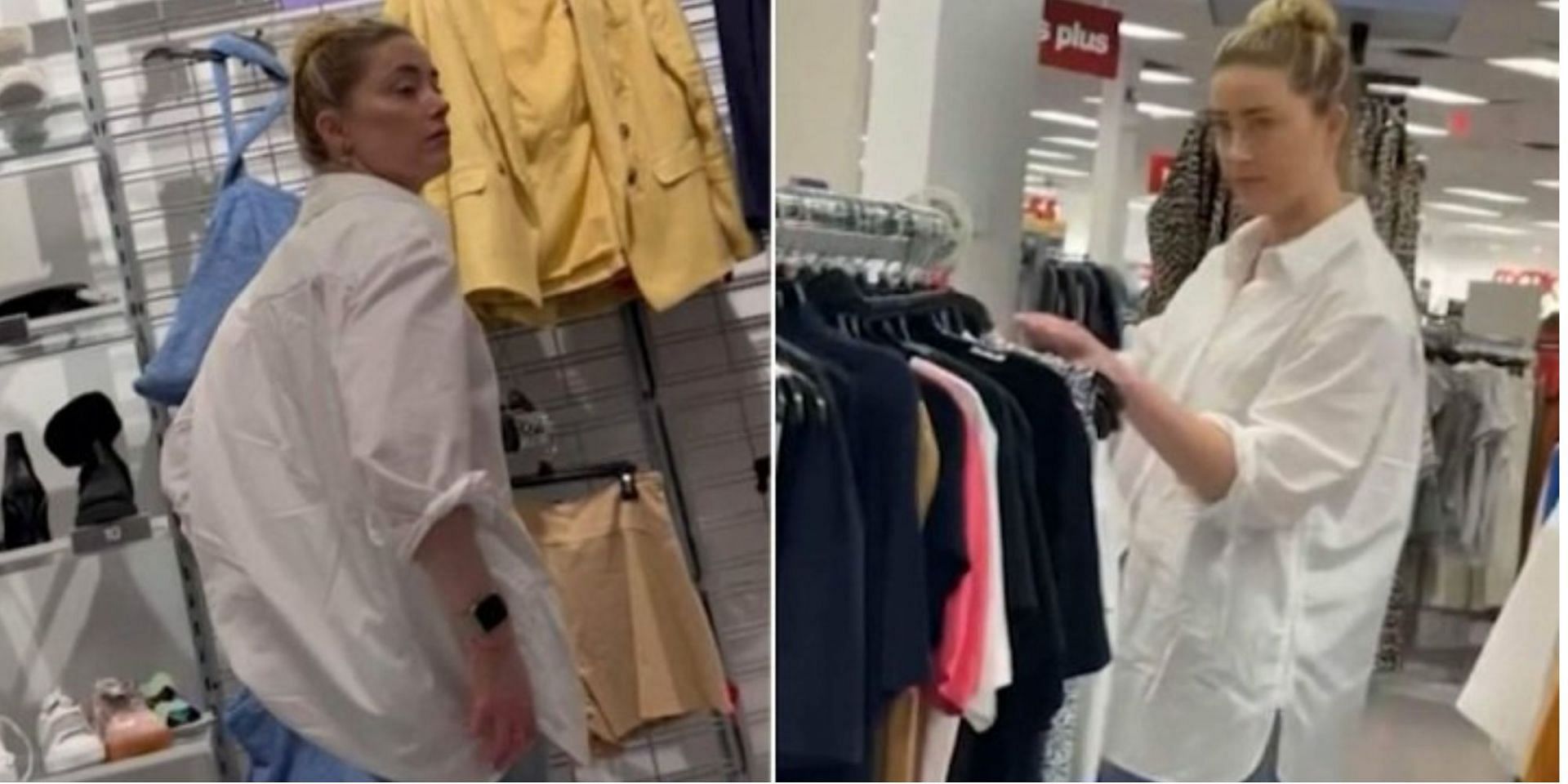Broke' Amber Heard spotted shopping at TJ Maxx