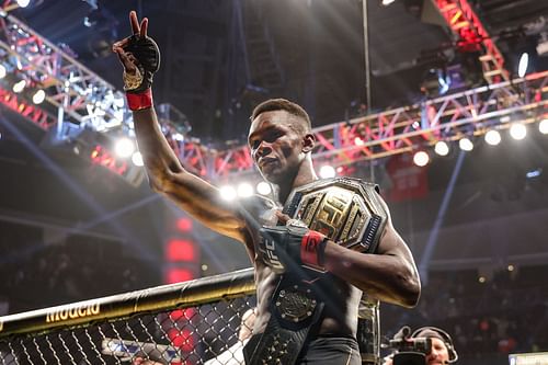 Israel Adesanya at UFC 271 Adesanya vs Whittaker 2