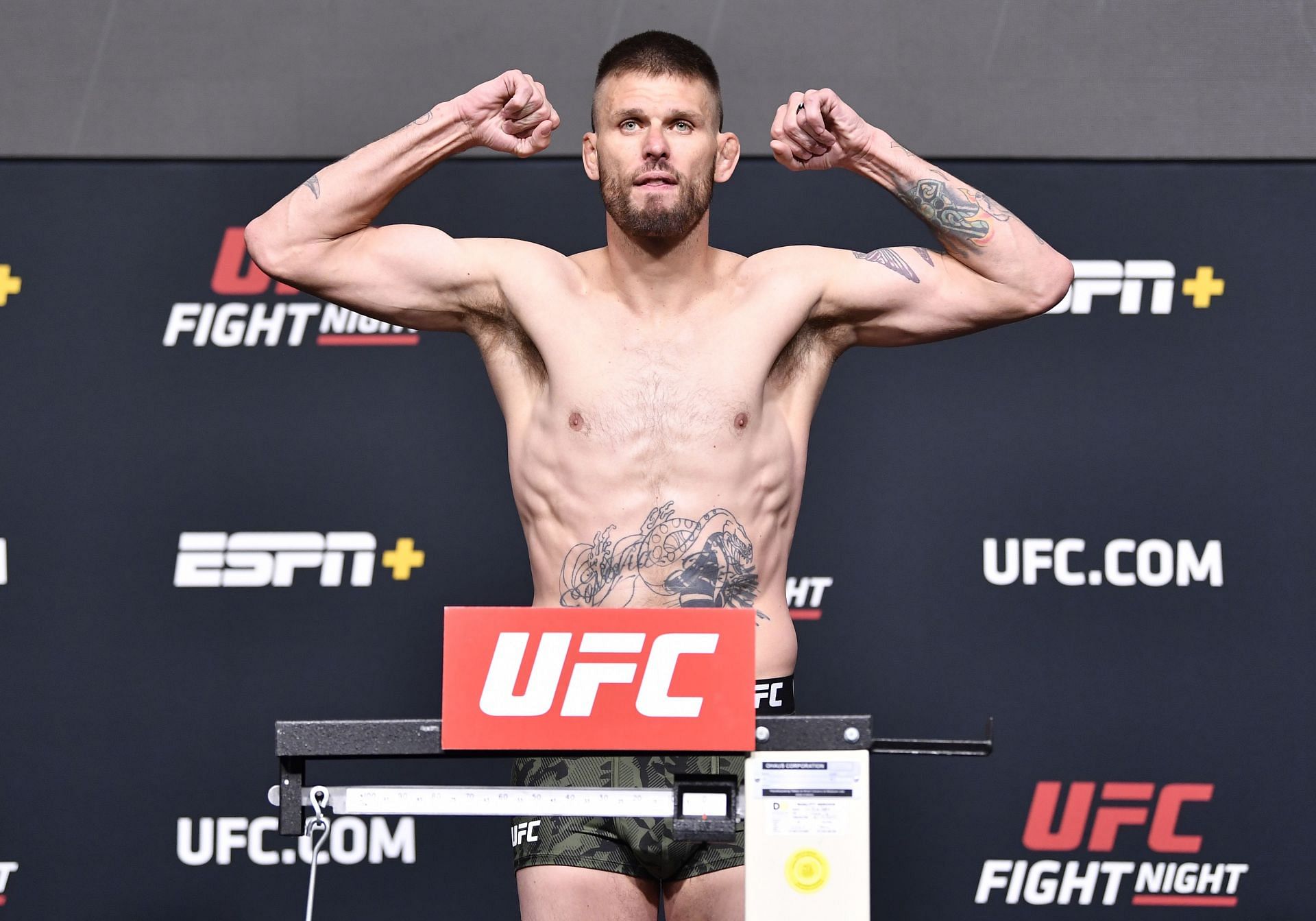 Means at the UFC Fight Night: Gane vs. Volkov Weigh-in