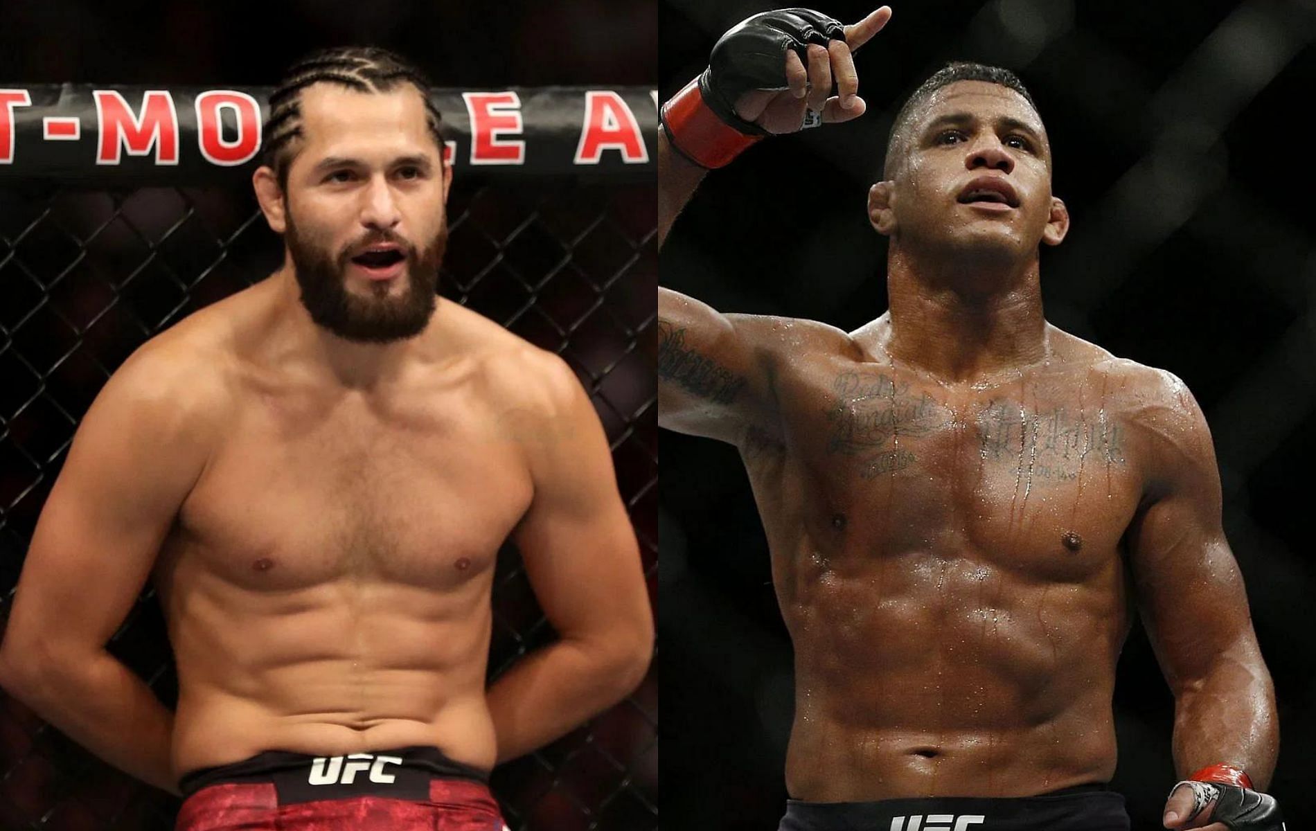 Jorge Masvidal (left) &amp; Gilbert Burns (right)