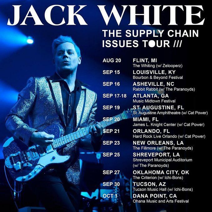 jack white tour 2022 opening act