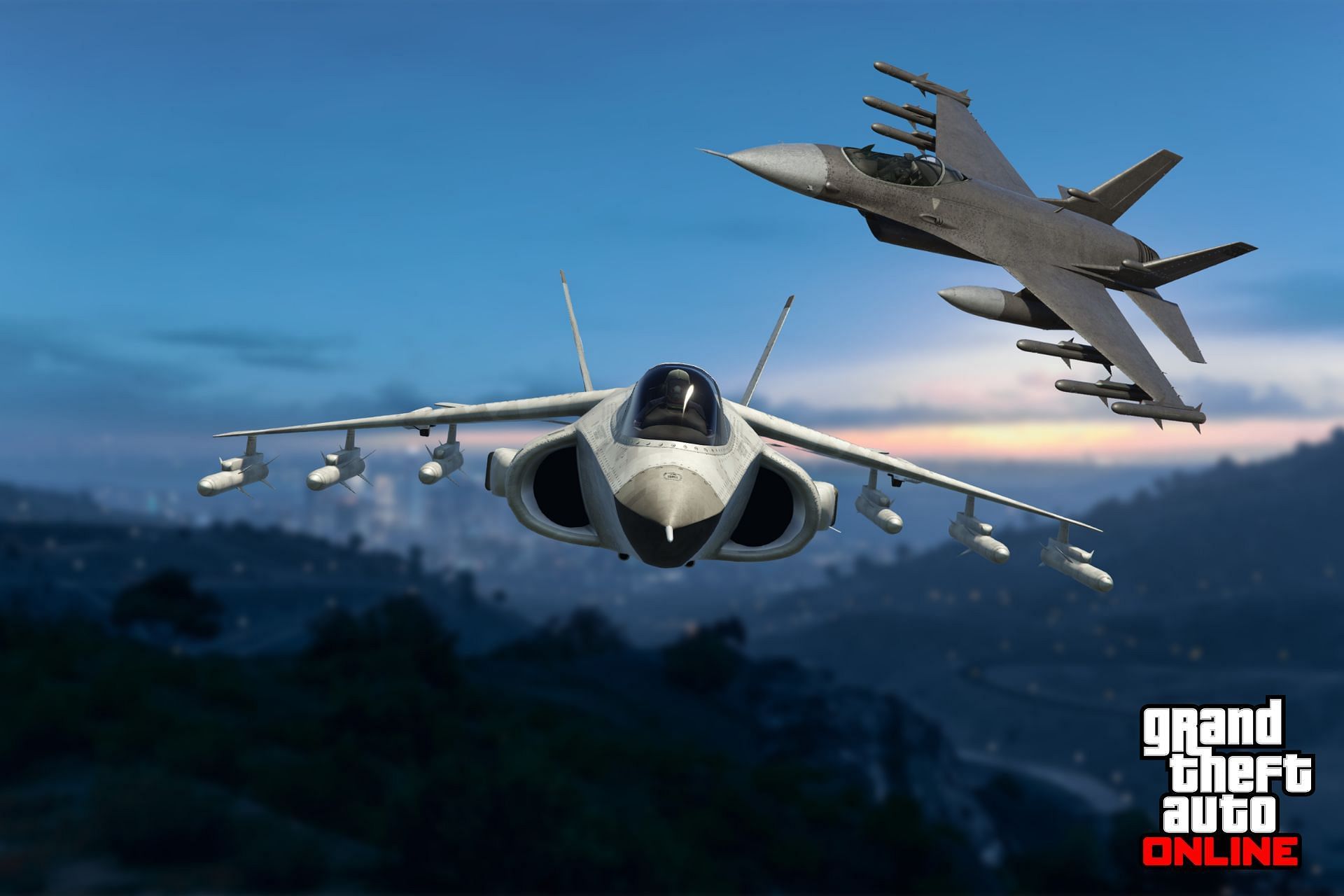 Fighter jets are one of the most useful vehicles in GTA Online (Image via Sportskeeda)