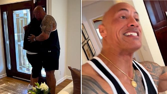 Watch: The Rock gifts a brand new home to RAW Superstar