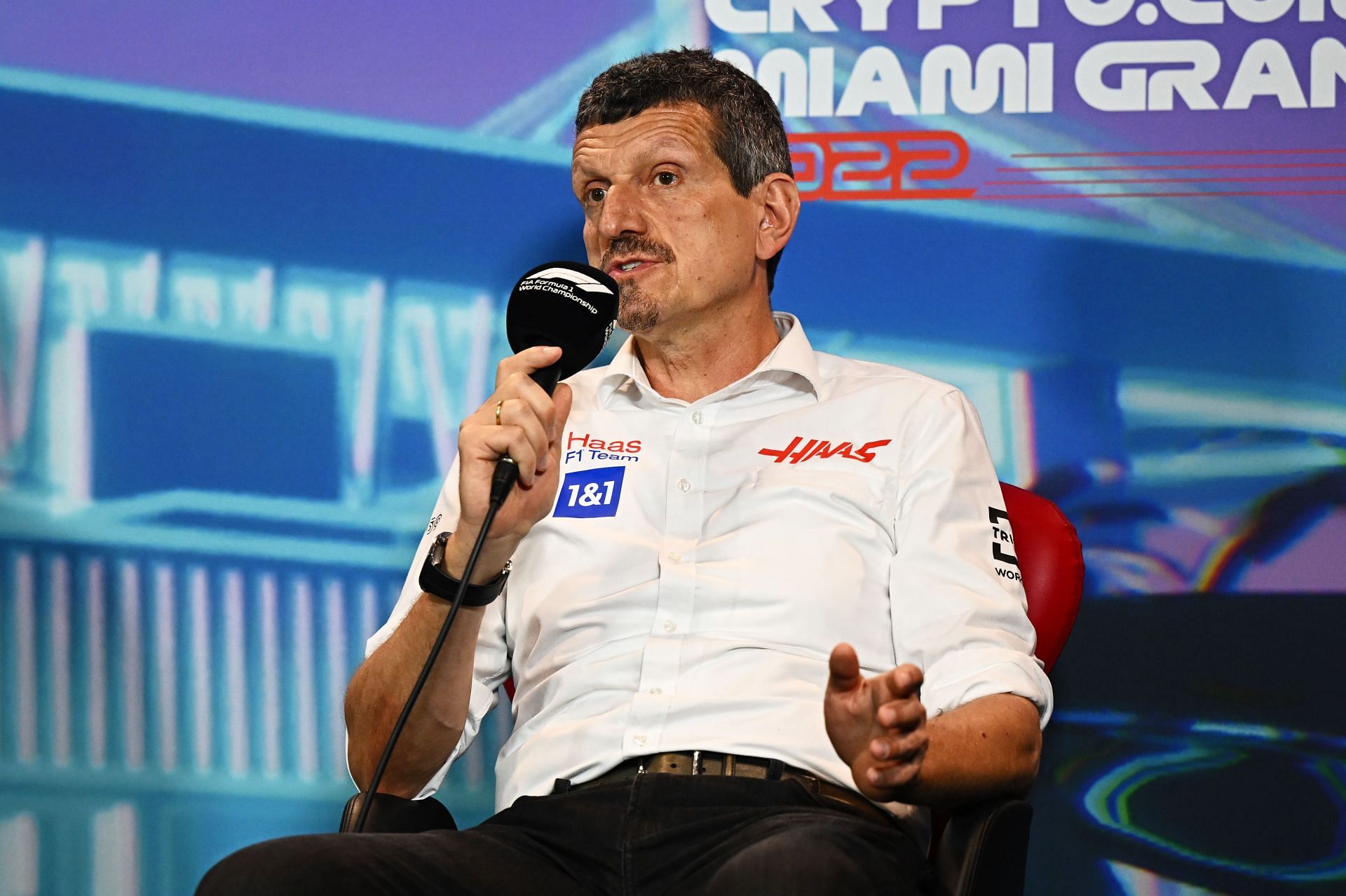 Guenther Steiner during the F1 Grand Prix of Miami - Final Practice