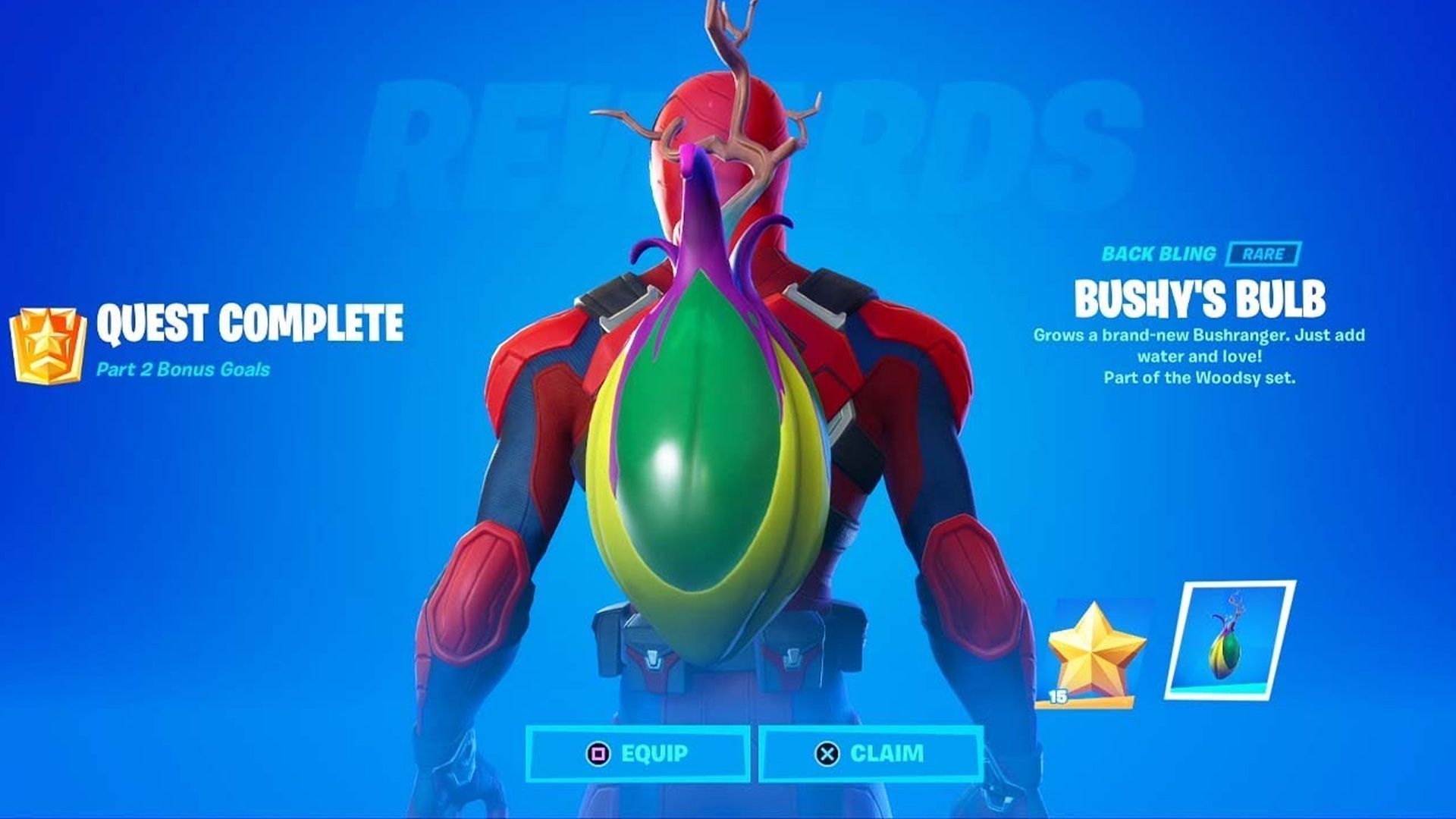 Bushy's Bulb backbling Fortnite