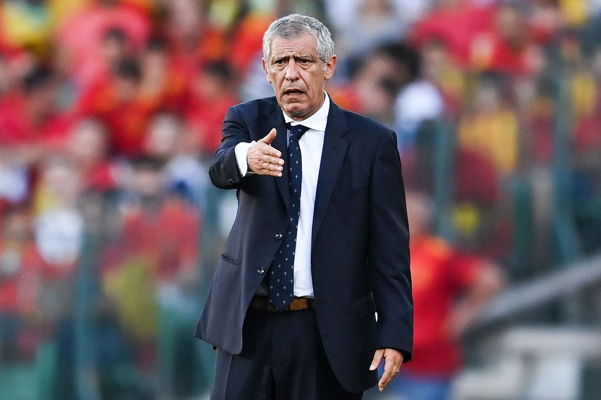 Portugal head coach Fernando Santos has reached 100 games in charge of the side.