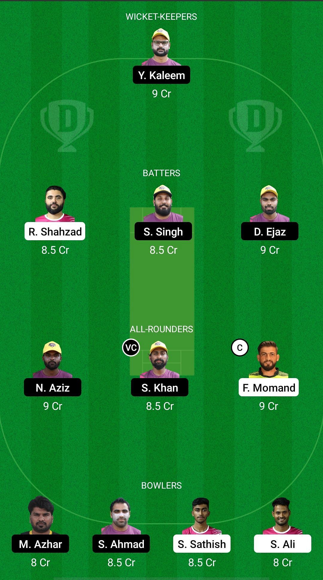 DUB vs AJM Dream11 Prediction - Emirates D20