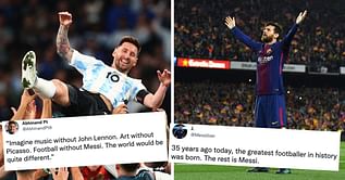 "The world is 4.543 billion years old and we somehow managed to exist at the same time as Lionel Messi" - Football fans wish 'greatest player of all time' a happy birthday