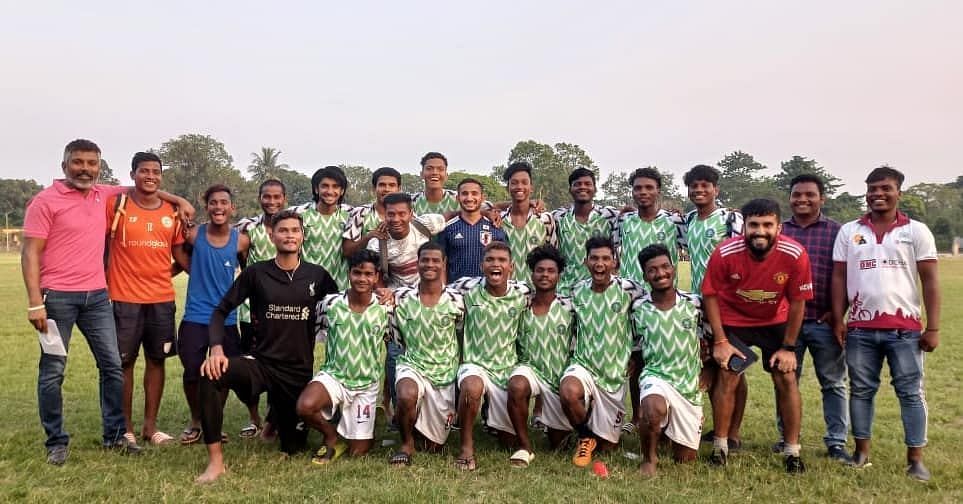 A mix of the U18 and U21 football teams of Ardor Football Academy, an initiative by Mr Jayadev Mahapatra (Image Courtesy: Ardor Football Academy Instagram)