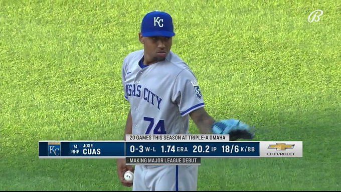 FedEx man delivers: Jose Cuas makes MLB debut - AS USA