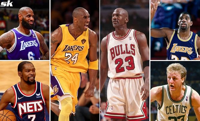 “KD, Bron and Kobe” - NFL Hall of Famer picks his 3-a-side team to beat the trio of Michael Jordan, Larry Bird, and Magic Johnson