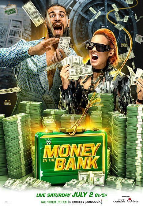 Becky Lynch and Seth Rollins grace MITB poster