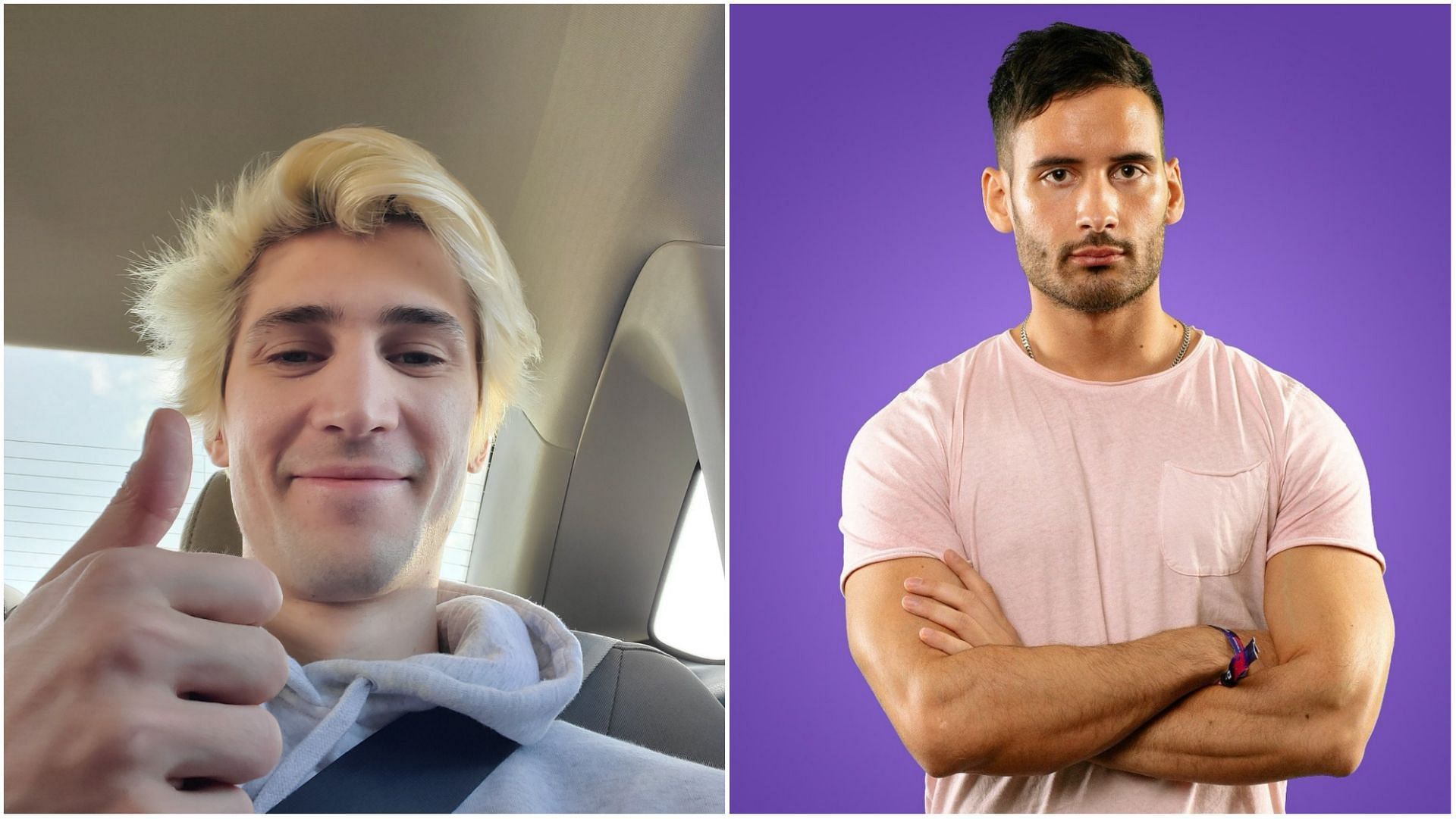 xQc gave NymN some advice on how to work on his French speaking skills (Images via Twitter)