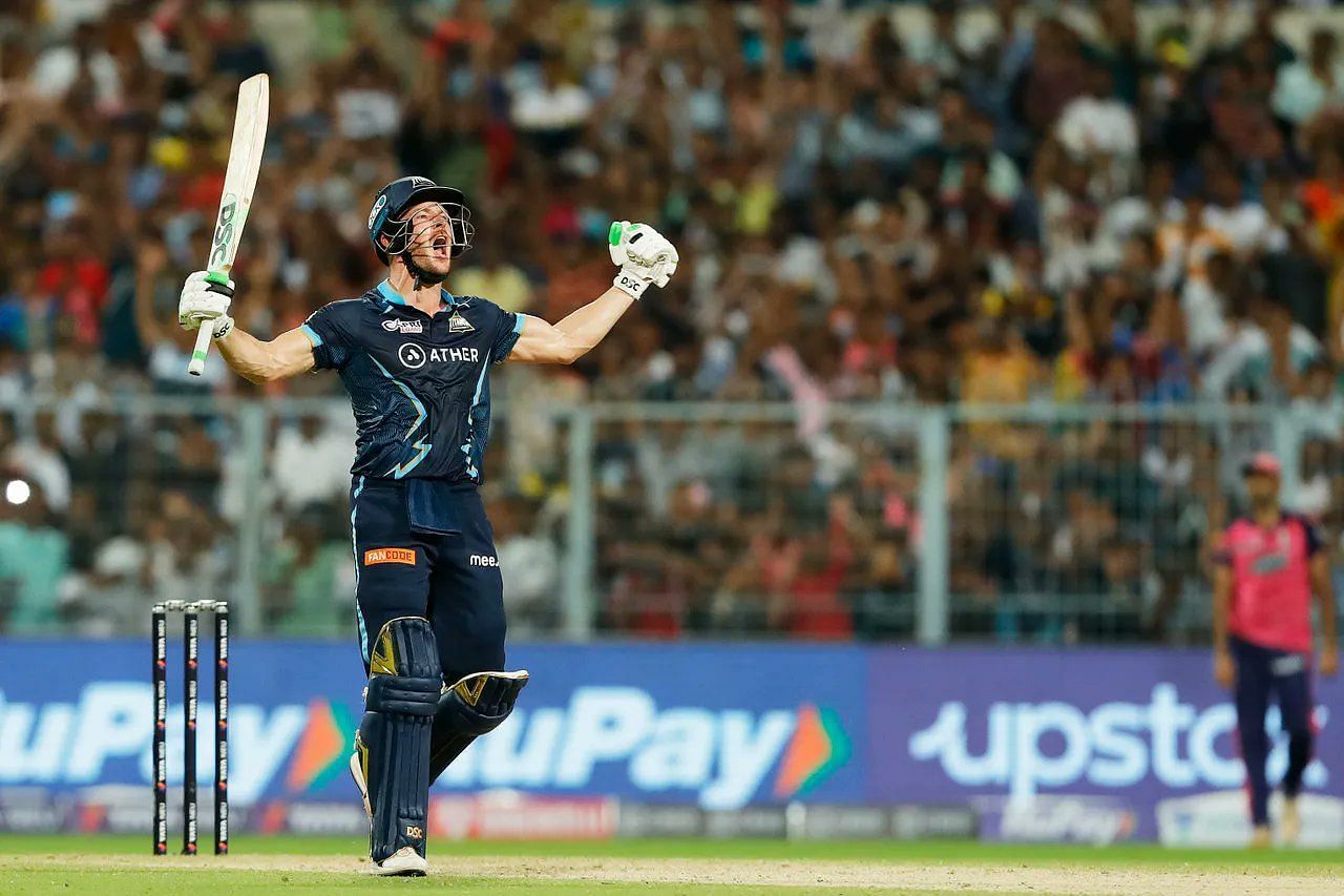 David Miller in action for the Gujarat Titans in IPL 2022. (Image Credits: Twitter)