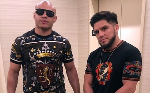 Ali Abdelaziz (left), Henry Cejudo (right) [Image courtesy of ringside24.com]