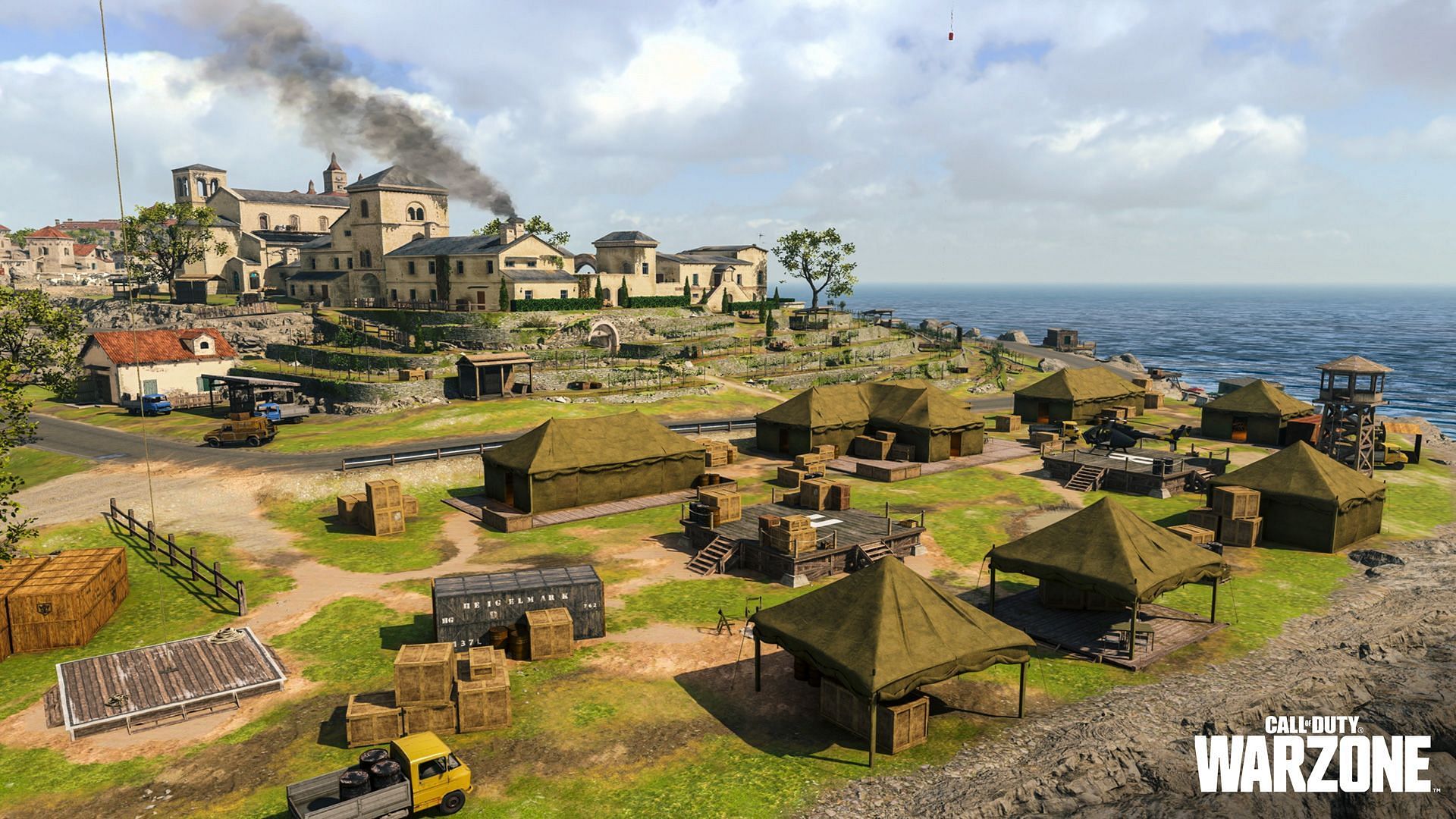 A look at the Camp POI (Image via Activision)