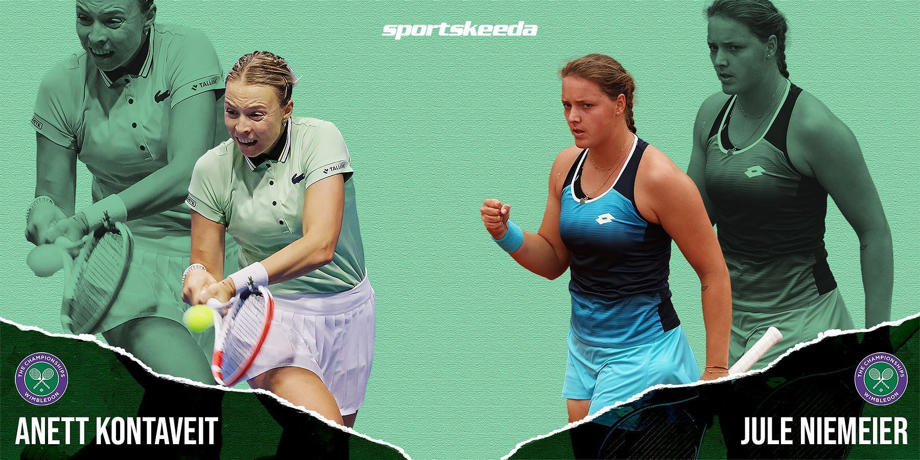 Anett Kontaveit and Jule Niemeier