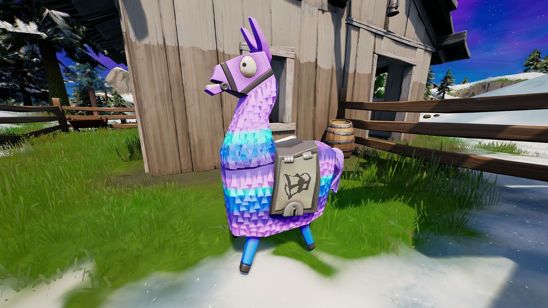 Fortnite llamas still carry valuable loot, including Chug Cannon (Image via Epic Games)