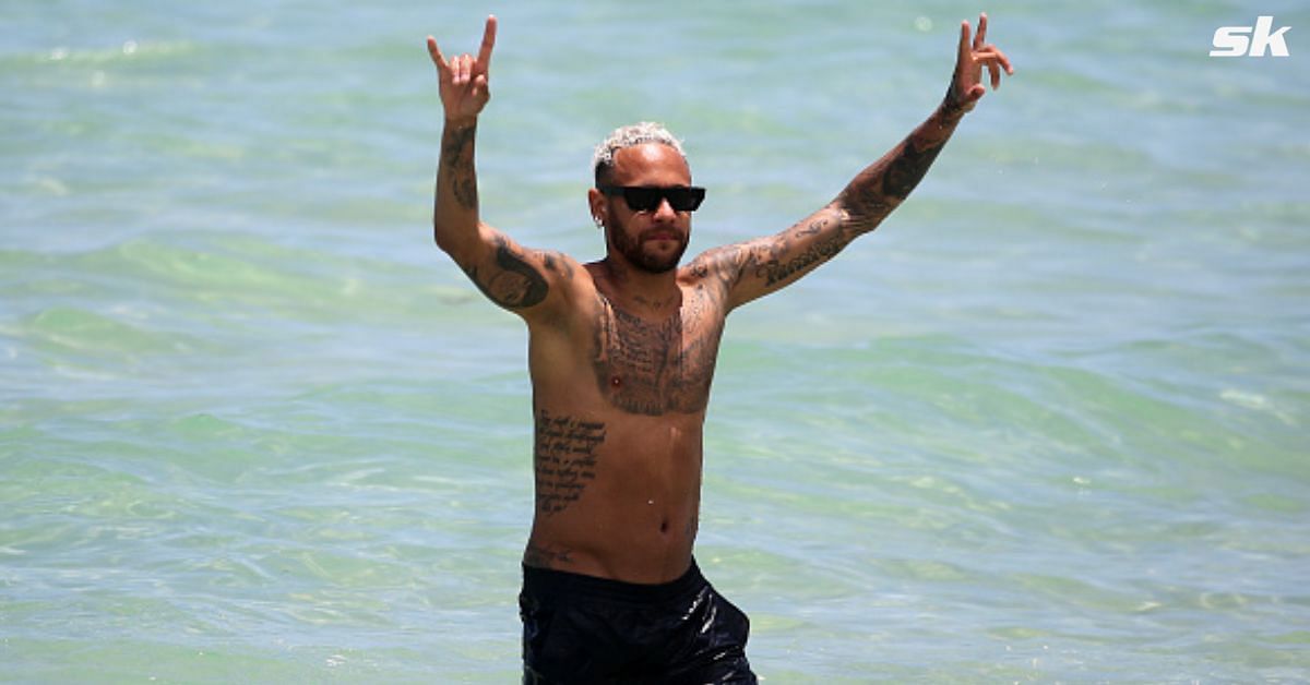 Neymar was recently in Miami on his holiday.