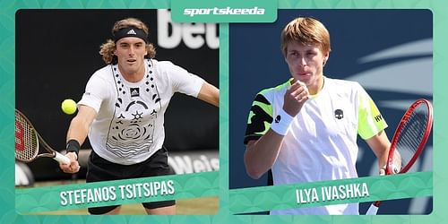 Stefanos Tsitsipas will take on Ilya Ivashka in the second round of the Mallorca Championships