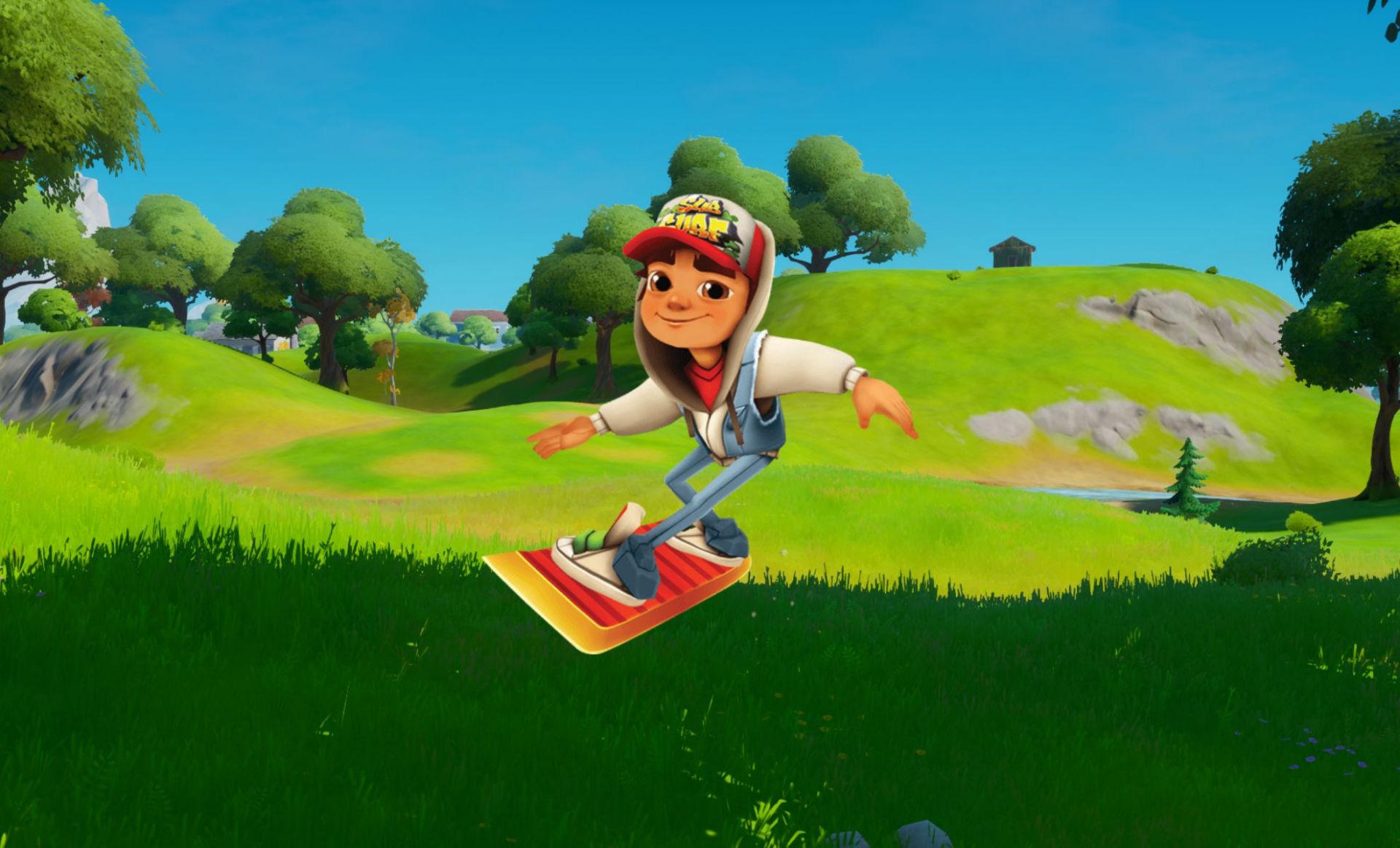 Fortnite meets Subway Surfer in the weirdest viral video