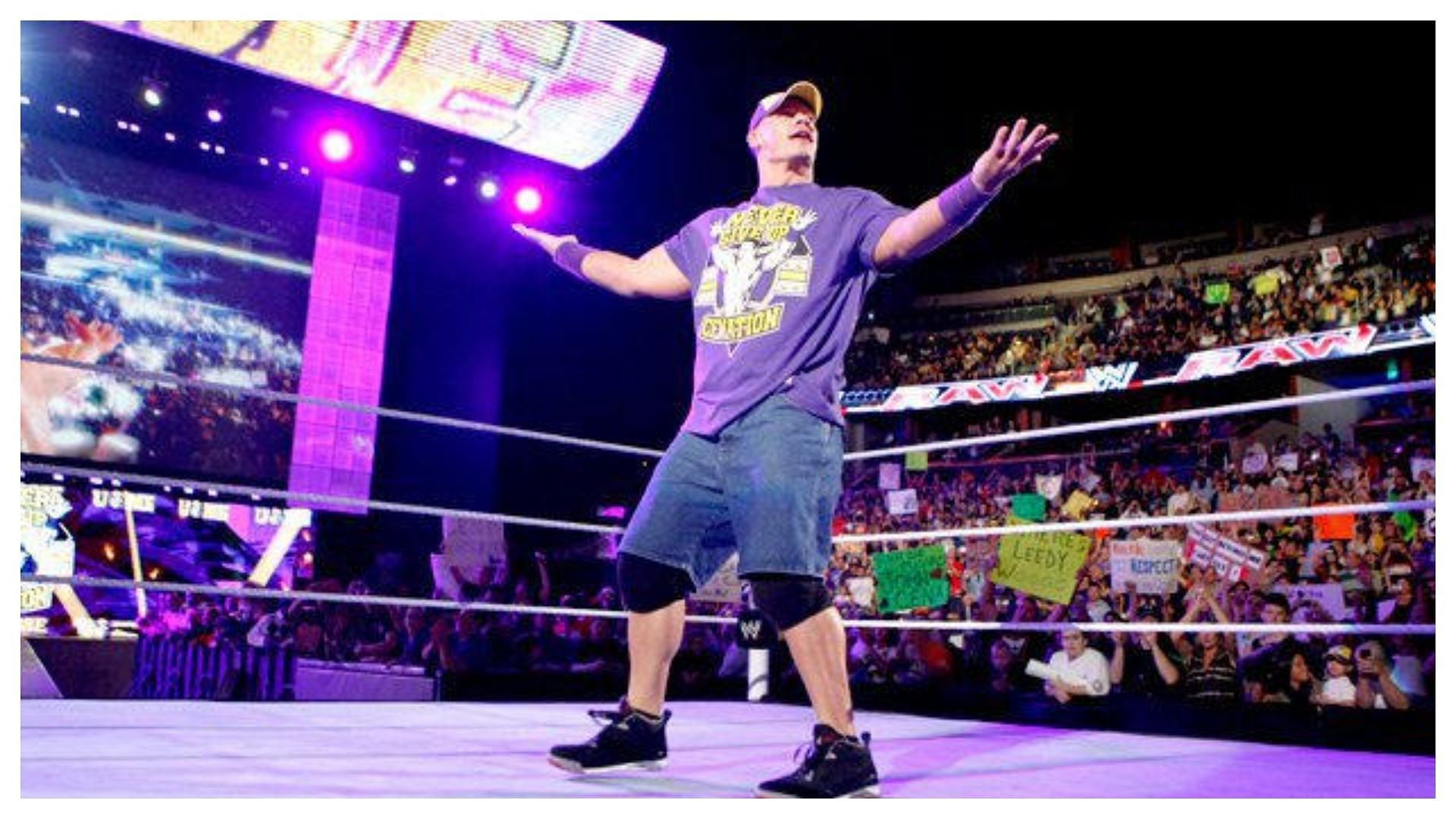 Cena bids a shortlived farewell to the WWE Universe