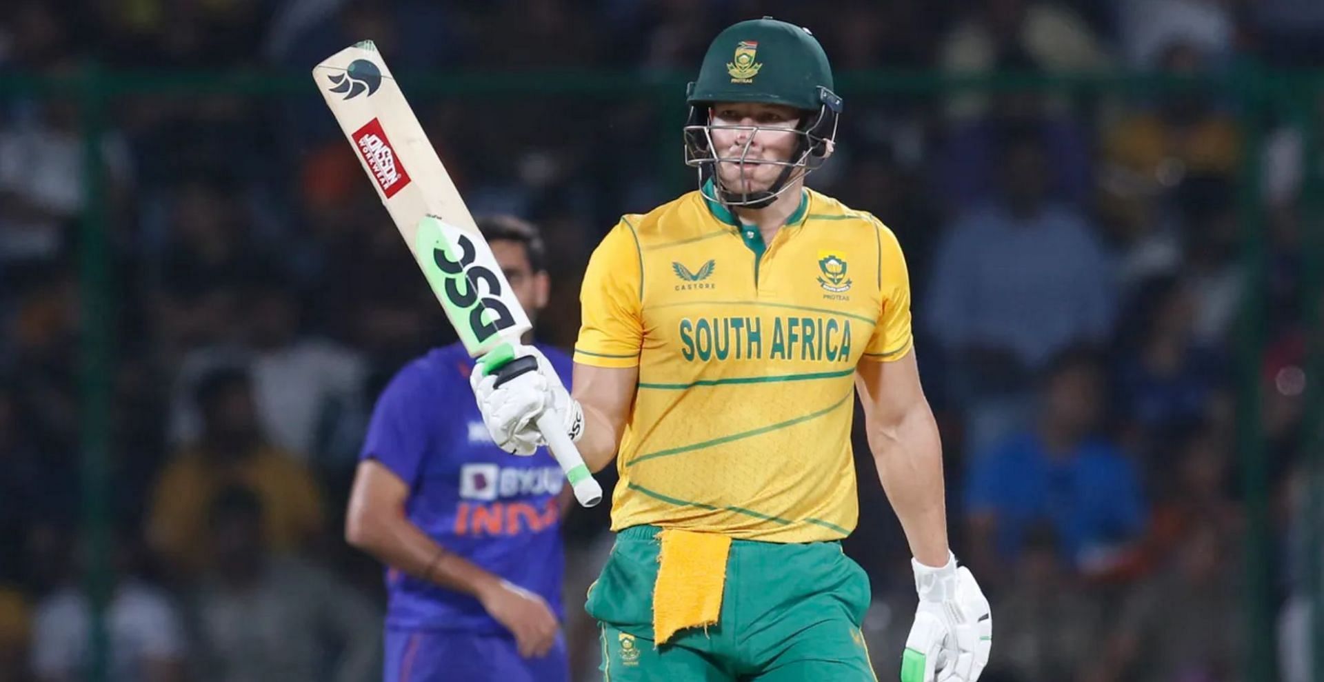 David Miller in the India-South Africa T20