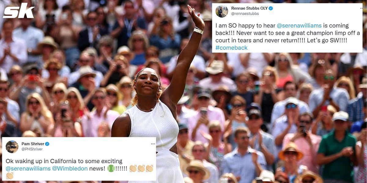 Pam Shriver and Rennae Stubbs, among others, reacted to the news of Serena Williams&#039; Wimbledon participation