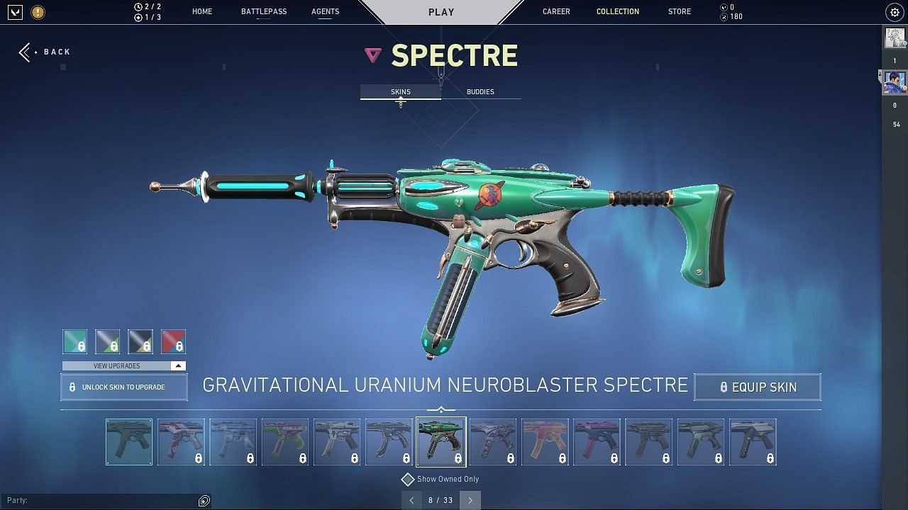 Gravitation Uranium Neuroblaster Spectre (image via Sportskeeda)