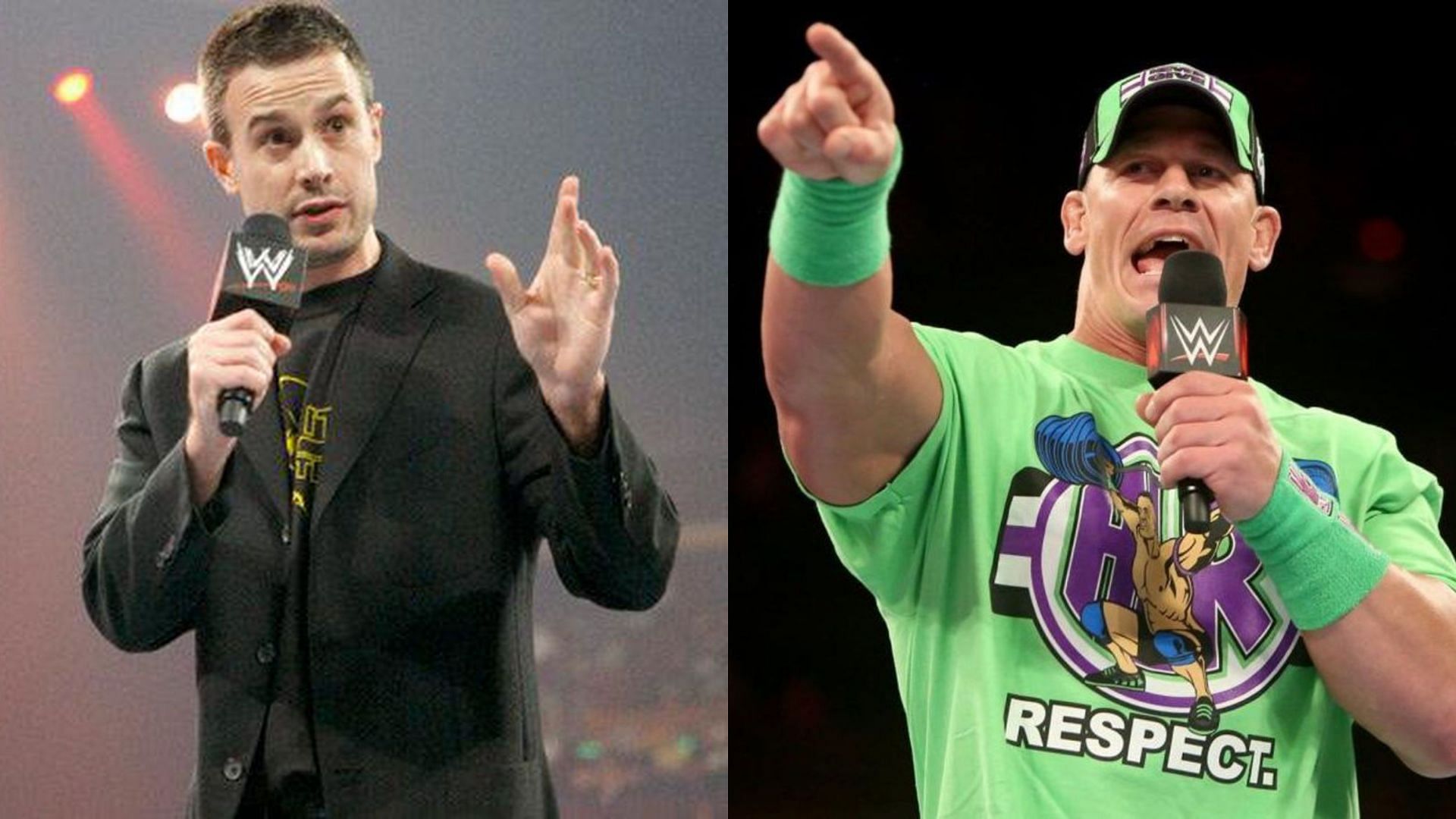 Freddie Prinze Jr. (left) and John Cena (right)