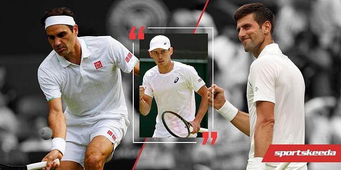 Alex de Minaur’s ideal grass court player ft. Roger Federer and Novak Djokovic