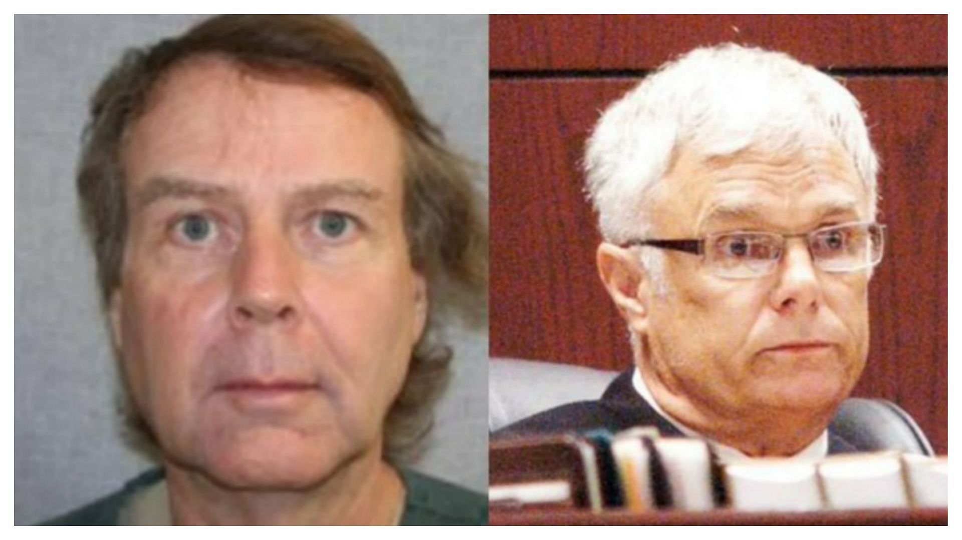 Former Wisconsin judge (right) was fatally shot by an armed gunman (Image via Popitics/Twitter)