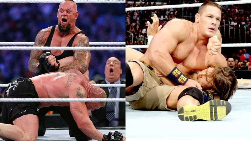 WWE सुपरस्टार्स ने चोटिल होते हुए भी धमाकेदार मैच लड़े