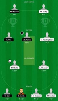 KUW-XI vs AFG-XI Dream11 Fantasy Suggestion #2