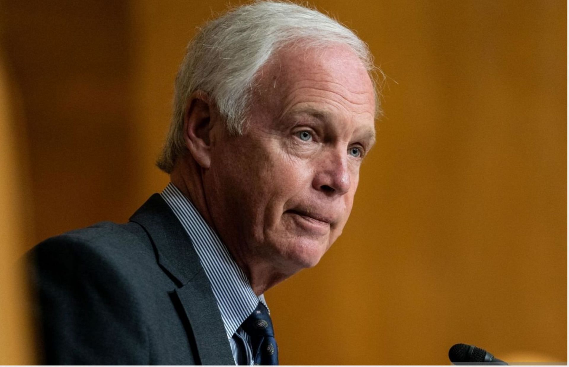 Wisconsin senator Ron Johnson was accused of providing fake electors for Donald Trump before Joe Biden&#039;s election results (Image via Getty Images)