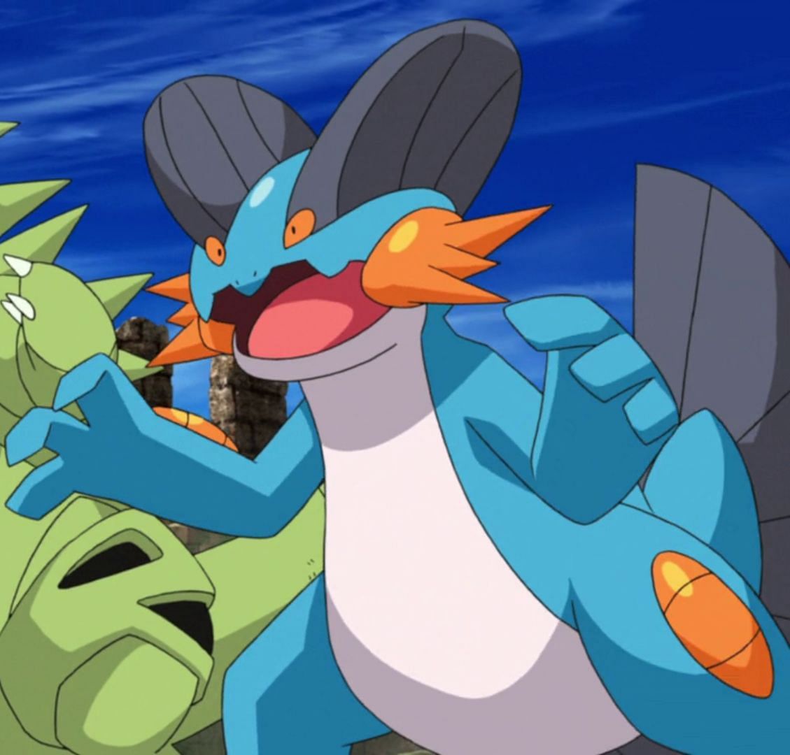 Swampert has only one weakness: Grass (Image via The Pokemon Company)