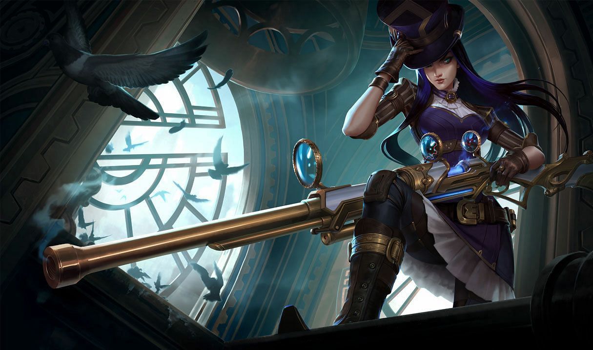 Caitlyn&#039;s original League of Legends skin (Image via Riot Games)