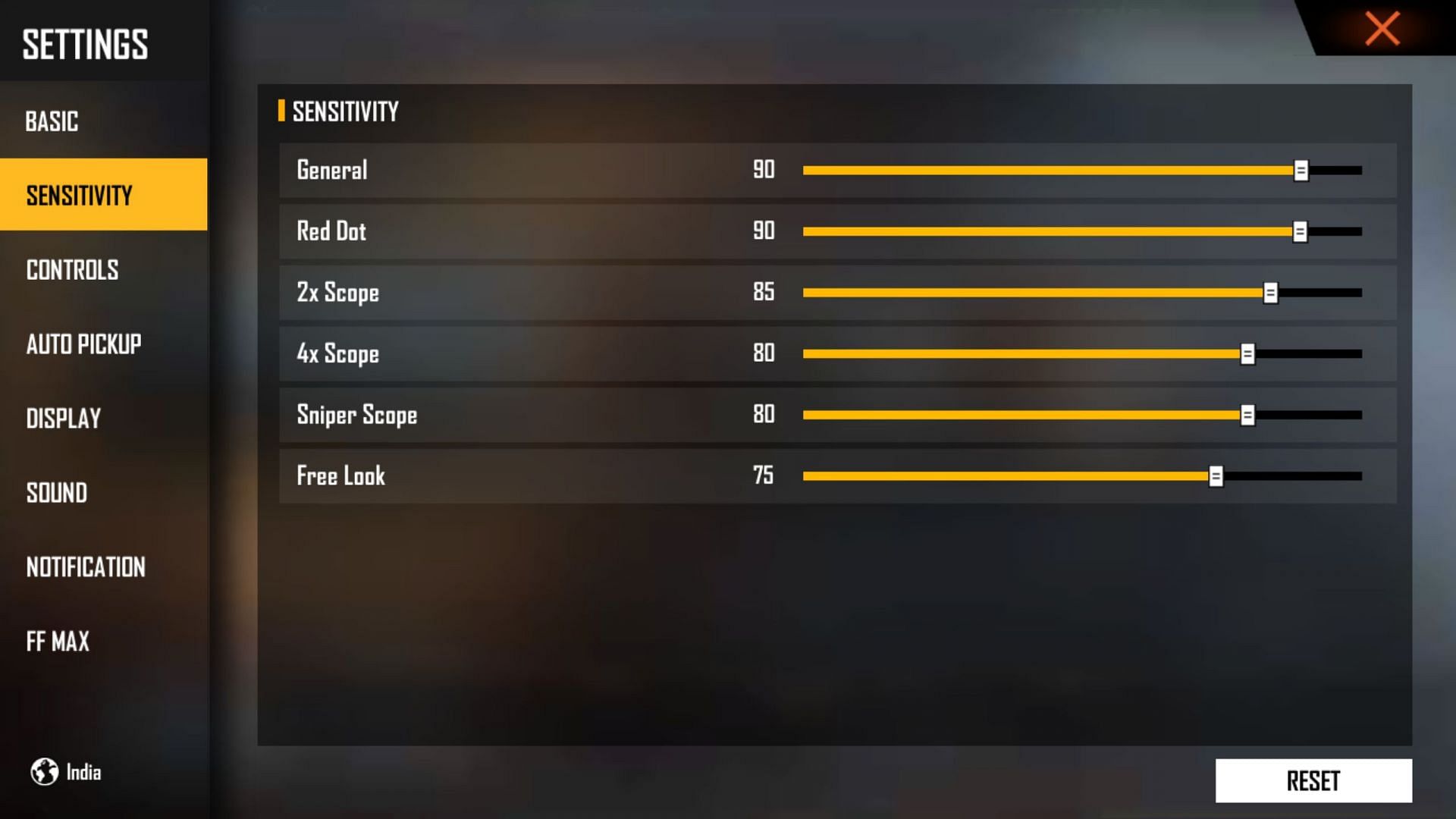 Best Free Fire control and sensitivity settings for maximum headshots