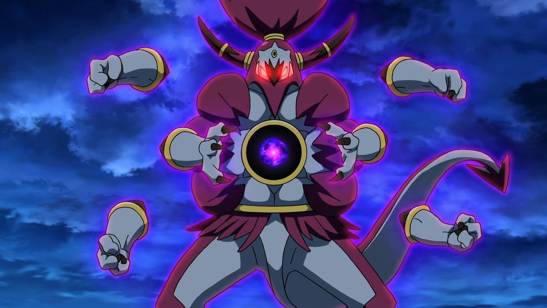 Hoopa towers over most other creatures (Image credit: OLM Incorporated, Pok&eacute;mon the Movie: Hoopa and the Clash of Ages)