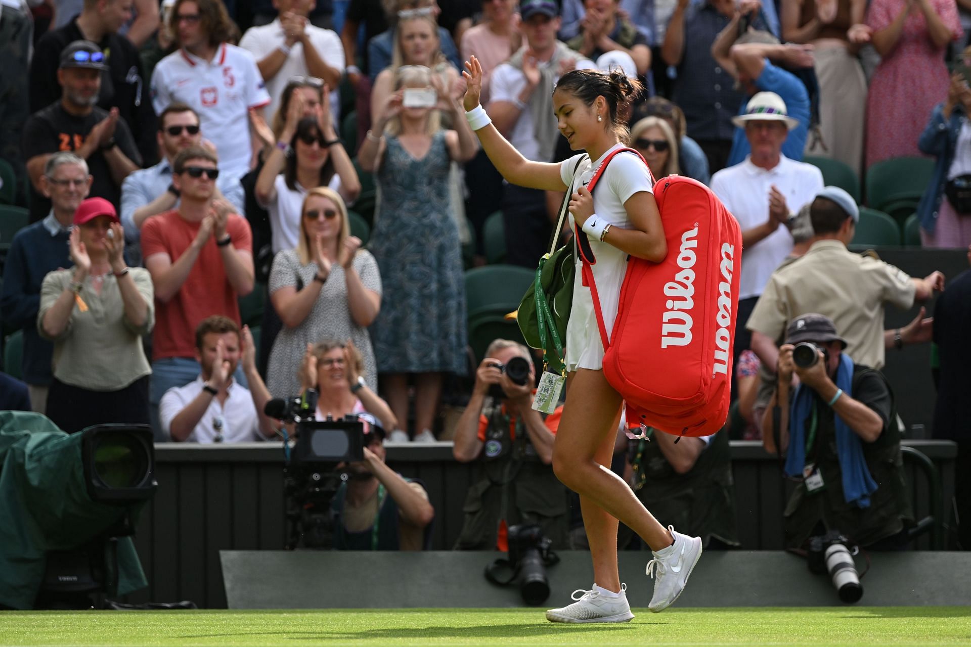 Emma Raducanu lost to Caroline Garcia in the second round of Wimbledon