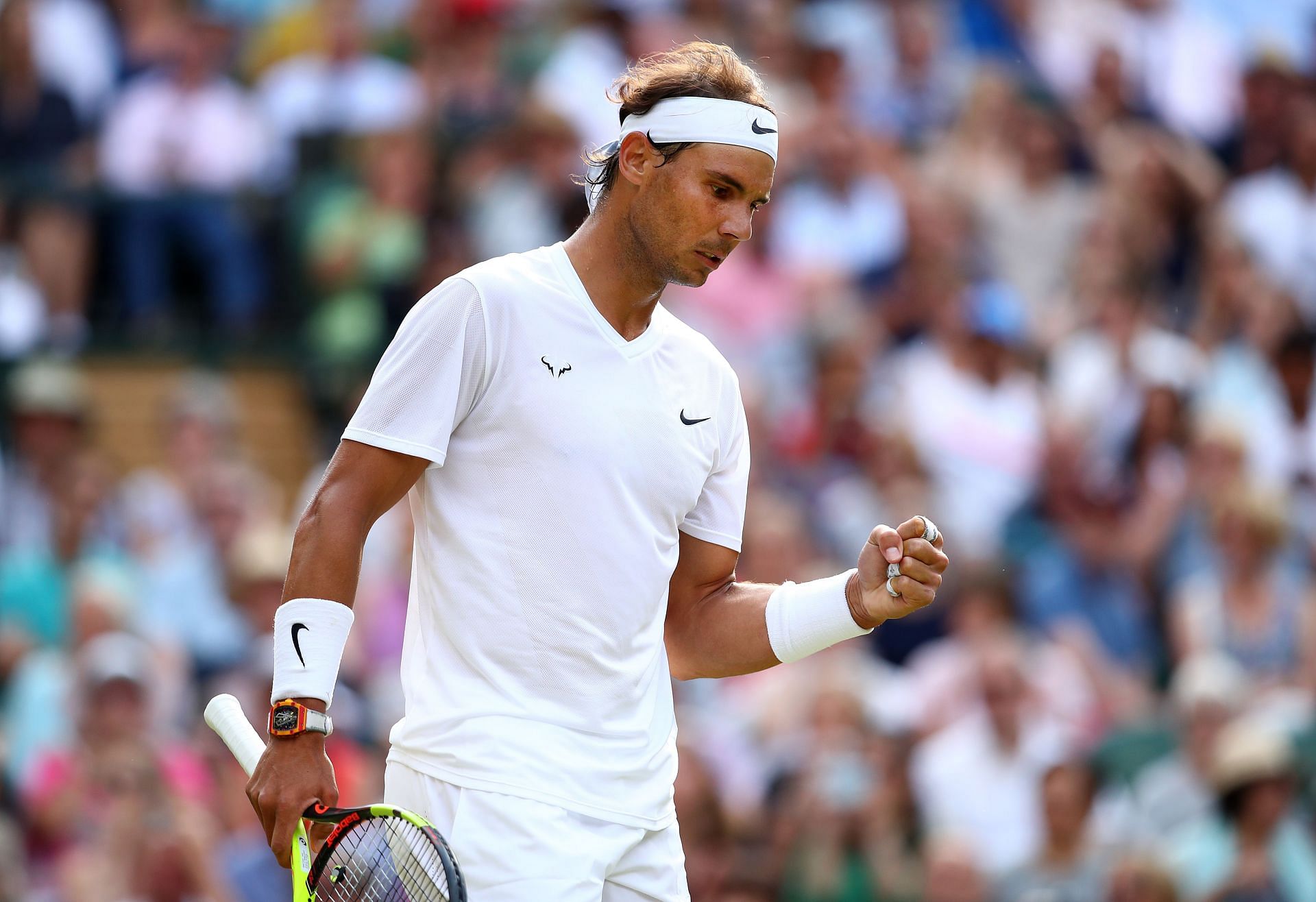 Rafael Nadal has won the Wimbledon Championships in 2008 and 2010