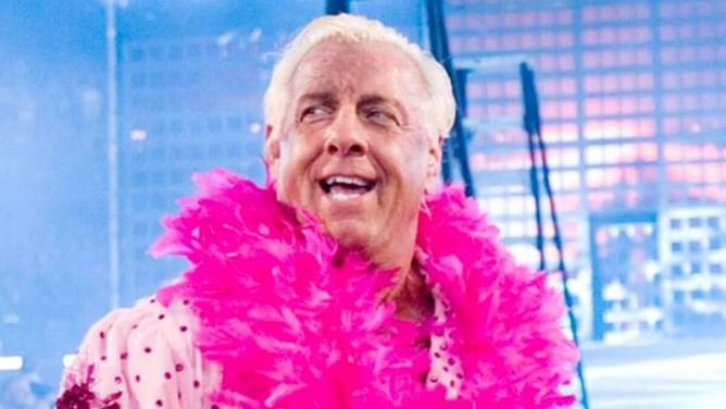 "I was so nervous" - AEW star recalls iconic promo with WWE legend Ric Flair